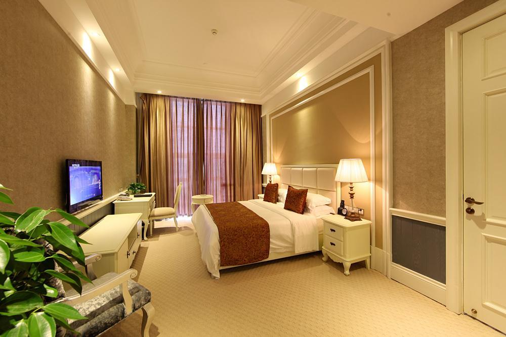 Blue Sky Hotel Yantai Bagian luar foto